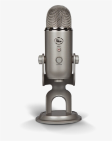 Transparent Microphone Silhouette Png - Blue Yeti Microphone Transparent, Png Download, Free Download