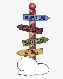 Northpole Street Signs - North Pole Sign Png Transparent, Png Download, Free Download