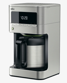 Braun Brewsense 10-cup Drip Coffee Maker W/ Thermal - Simple Filter Coffee Machine, HD Png Download, Free Download