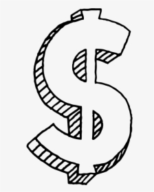 Dollar Sign Doodle Png Clipart , Png Download - Dollar Sign Drawing Transparent Background, Png Download, Free Download
