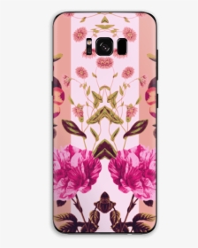 Flores Rosas Vinilo Galaxy S8 Plus - Magnolia, HD Png Download, Free Download