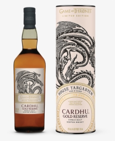 Cardhu Gold Reserve Game Of Thrones House Targaryen - Johnnie Walker Game Of Thrones Collection, HD Png Download, Free Download