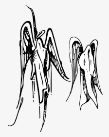 Raseone Angels Doodle Clip Arts - Angel Doodle Art, HD Png Download, Free Download