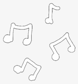 #white #music #notes #doodle #whiteoverlay #draw #overlay - Para Editar En Picsart, HD Png Download, Free Download