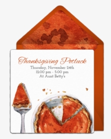 Pumpkin Pie Potluck Invitation Watercolor Clipart Hd - Smoked Paprika, HD Png Download, Free Download