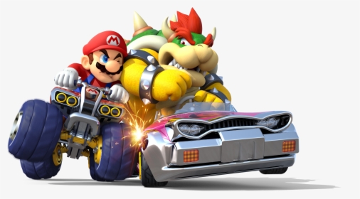 Mario And Bowser Racing, HD Png Download, Free Download