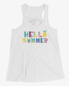 Hello Summer Tank - Active Tank, HD Png Download, Free Download