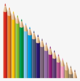 Transparent Crayon Clipart Border - Transparent Background Clipart Pencils, HD Png Download, Free Download