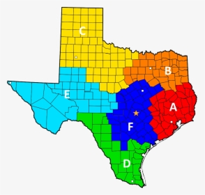 Texas Ranger Division Companies Map - Texas Ranger Division Company F, HD Png Download, Free Download