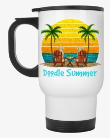 Doodle Summer White Travel Mug - Wrangler Butts Drive Me Nuts, HD Png Download, Free Download