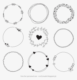 Clip Art Pin By Jodrika Swanepoel - Bullet Journal Circle Design, HD Png Download, Free Download