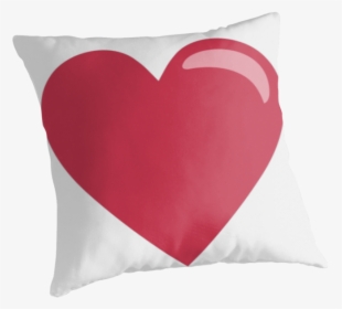 Black Heart Emojione Emoji - Cushion, HD Png Download, Free Download