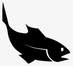 Dolphins And Porpoises - Black And White Fish Clipart, HD Png Download, Free Download