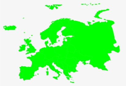 Europe Map Solid Color, HD Png Download, Free Download