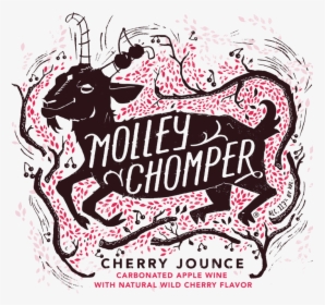 Cherry Label Front - Molley Chomper, HD Png Download, Free Download