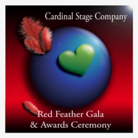 Red Feather Gala Globe - Graphic Design, HD Png Download, Free Download