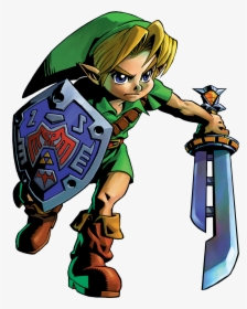 Link Artwork - Legend Of Zelda Majora's Mask Link, HD Png Download, Free Download