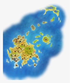Sand Continent - Pokemon Super Mystery Dungeon Sand Continent, HD Png Download, Free Download