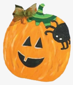 Transparent Watercolor Pumpkin Png - Jack-o'-lantern, Png Download, Free Download