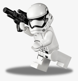 Star Wars Characters Png Black And White - Stormtrooper Lego Png, Transparent Png, Free Download