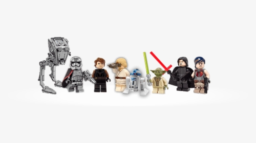 A Collection Of Minifigures Including Kylo Ren, Luke - Action Figure, HD Png Download, Free Download