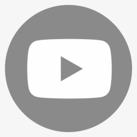Youtube Circle Icon Grey, HD Png Download, Free Download