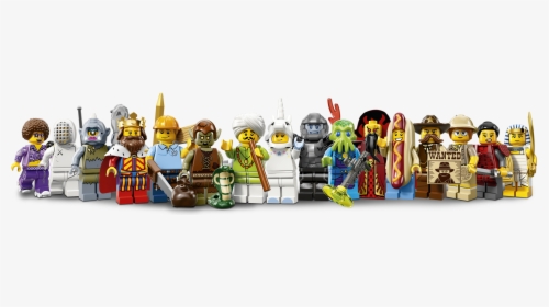 Lego Minifigures Crowd Transparent, HD Png Download, Free Download