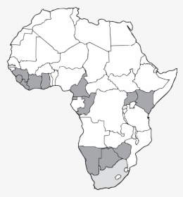 Published March 7, 2018 At - Sub Saharan Africa Black Map, HD Png Download, Free Download