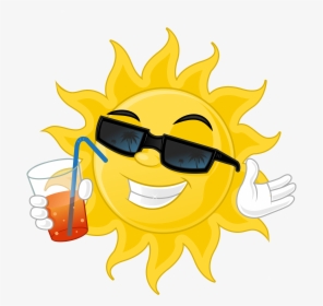 Transparent Cool Pngs - Sun With Glasses Png, Png Download, Free Download