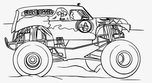 scooby doo monster truck coloring pages