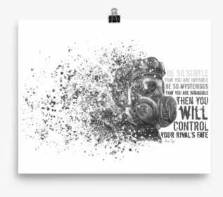 "gas Mask - Monochrome, HD Png Download, Free Download