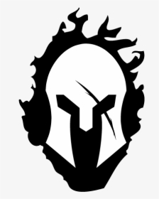 With Flames Decal Ms - Spartan Helmet Logo Png, Transparent Png, Free Download