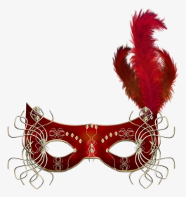 Red Mask Clipart - Red Masquerade Mask Transparent Png, Png Download, Free Download