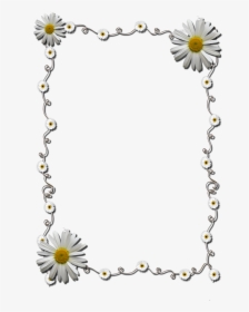Picture Frames Drawing Border Flowers - Flower Design With Photoshop, HD Png Download, Free Download
