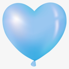Blue Heart Balloon Clip Art - Blue Heart Balloon Png, Transparent Png, Free Download