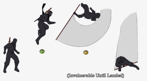 Ninja Gaiden Jump Animation, HD Png Download, Free Download