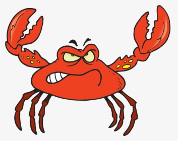 Transparent Scared Face Png - Crab Cartoon Png, Png Download, Free Download