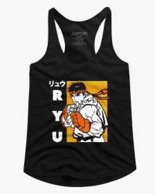 Ryu Japanese Street Fighter Racerback Tank Top - Loverboy T Shirt, HD Png Download, Free Download