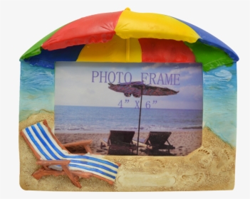 Photo Frame 4x6"-umbrella Footprints - Sunlounger, HD Png Download, Free Download