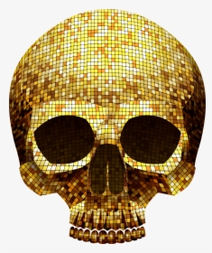 Transparent Skull Png , Png Download - Golden Skull Png, Png Download, Free Download