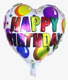 X1https - //cdn2 - Bigcommerce - Inch Heart Shape Happy - Balloon Happy Birthday .png, Transparent Png, Free Download
