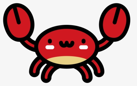 Vector Cartoon Crab Png Download - Crabs Drawing Realistic Easy, Transparent Png, Free Download