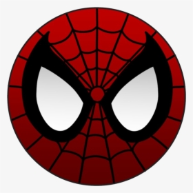 Spider Man Mask Logo Png Transparent Image Cartoon Spider Man Face Png Download Kindpng