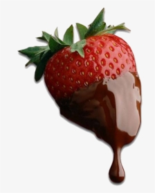 Chocolate Covered Strawberries Melting, HD Png Download, Free Download