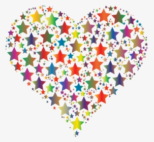 Heart,area,balloon - Heart With 5 Stars, HD Png Download, Free Download