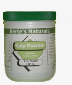 Berte"s Sea Kelp Powder - Plastic, HD Png Download, Free Download