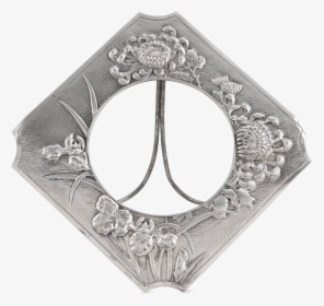 Wang Hing Chinese Export Silver Picture Frame - Circle, HD Png Download, Free Download