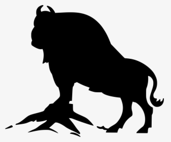 Bison Drawing Svg And Info - Cartoon Buffalo Png, Transparent Png, Free Download
