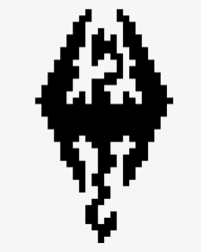 Skyrim Logo Pixel Art, HD Png Download, Free Download