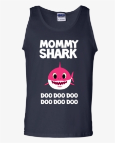 Mommy Shark Tank Top - Sleeveless Shirt, HD Png Download, Free Download